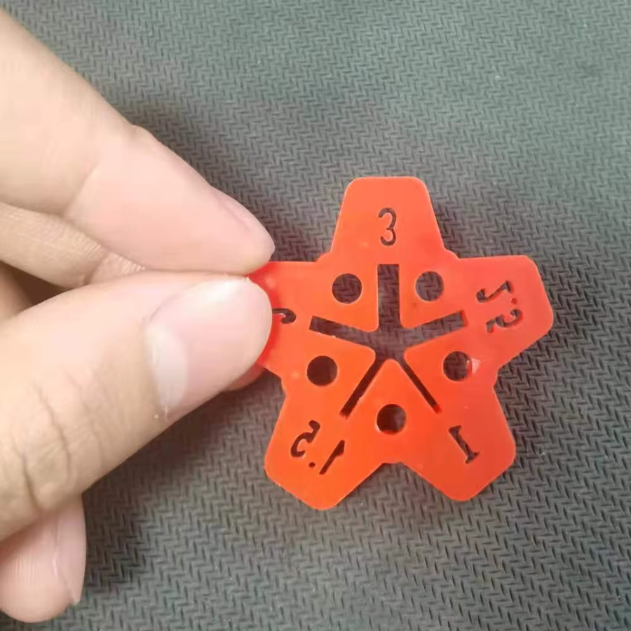 Bauwerk 5in1 Fliesenabstandshalter Clips und Keile für Keramikfliesen in Rot - Bild 2