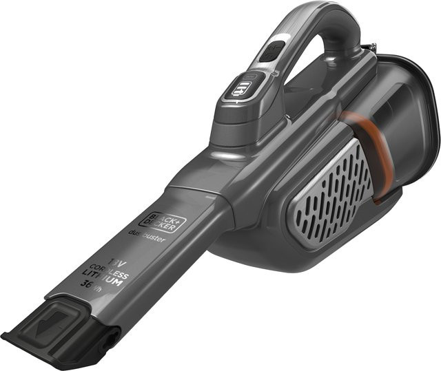 Black + Decker BHHV520BT 18V Dustbuster Akkustaubsauger in Titanium, Silber, Schwarz und Grau - Bild 1