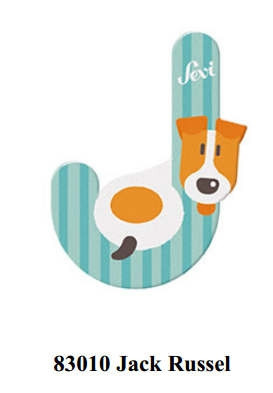 Sevi Holzbuchstabe J Jack Russel, Buchstabe - Bild 1