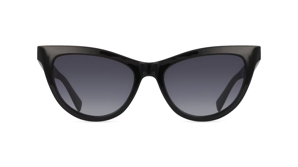 Missoni MMI 0170/S Sonnenbrille Cat Eye, Vollrand, Kunststoff, schwarz, grau, Damen - Bild 1