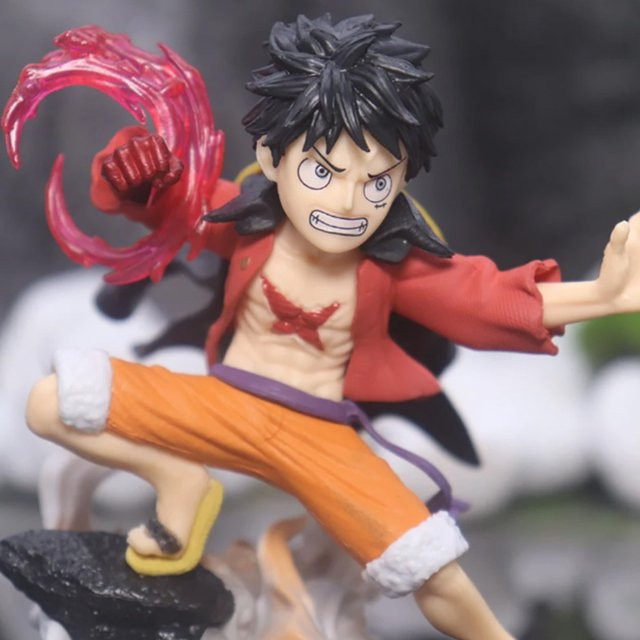 Bandai One Piece Monkey D. Luffy Actionfigur, Kampfstil, PVC-Modell - Bild 1