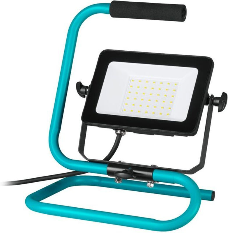 Eglo LED Baustrahler Tragbare Arbeitsleuchte aus Aluminium und Kunststoff in Türkis und Schwarz, IP65, Neutralweiß, 2500lm - Bild 1