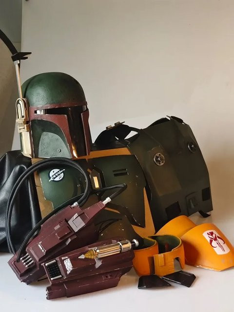 Bandai Star Wars Boba Fett 1:1 Helm, Cosplay Requisiten - Bild 1