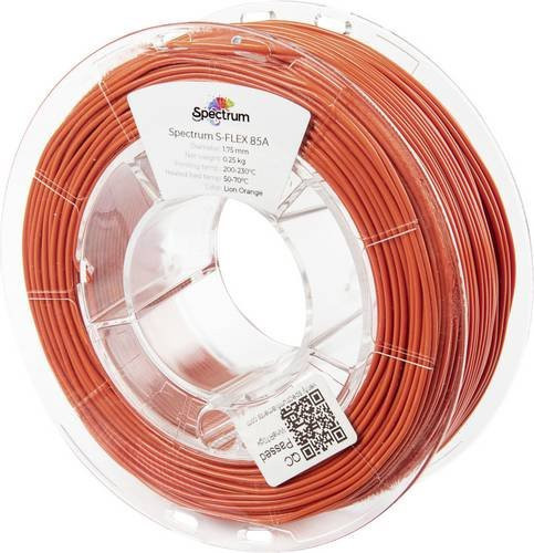 Spectrum Filaments S-Flex 85A Filament Orange 1,75 mm 250 g - Bild 1