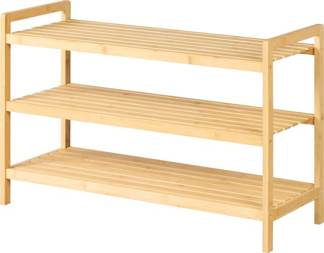 LIVARNO Schuhregal aus Bambus in Beige - Bild 1