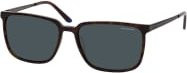 Jaguar 7263 Sonnenbrille, Quadratisch, Vollrand, Kunststoff, Herren, Schwarz-Braun - Bild 1