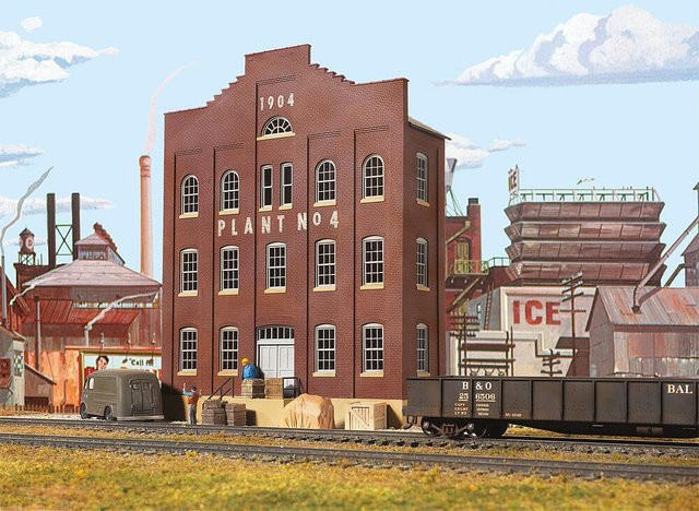 Walthers Fabrikgebäude, Hintergrundgebäude, 1:87 (Spur H0) - Bild 1