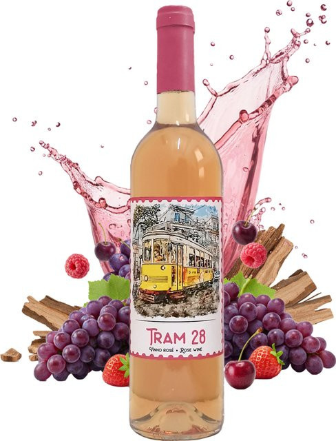 Tram 28, Lisboa IGP, trocken, Roséwein, 0,75 l - Bild 1
