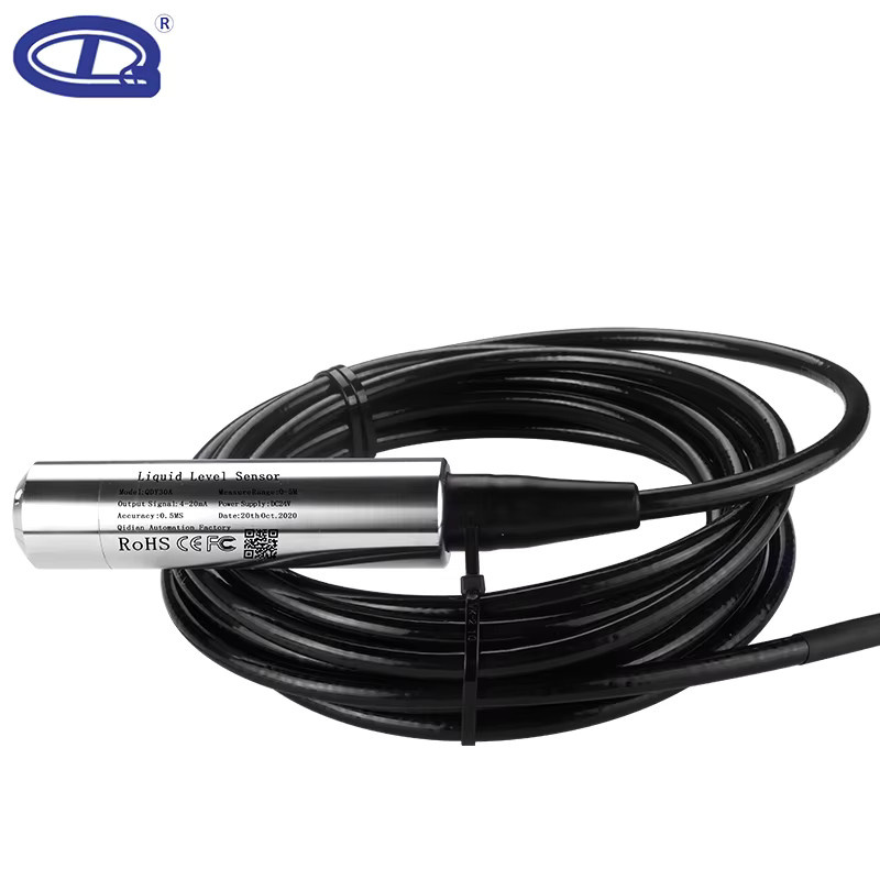 Tauchfähiger Wasserstandsensor XUYANGQIDIAN zur Flüssigkeitspegelmessung mit 4-20mA, 0-10V und RS485 in Silber - Bild 3