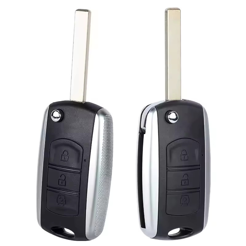 Dongfeng 580 Flip Remote Key Fob ASK 434 MHz mit 4D60 Chip in Schwarz (P/N: 3704050-SA01S) - Bild 2