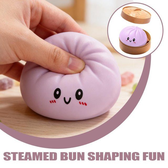 Midou Slow Rising Dumpling Squishy Squeeze Toys, weiß - Bild 1