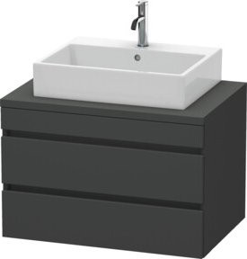 Duravit Waschtischunterschrank DuraStyle in Grau Matt, Breite: 80 cm, Tiefe: 54,8 cm - Bild 1