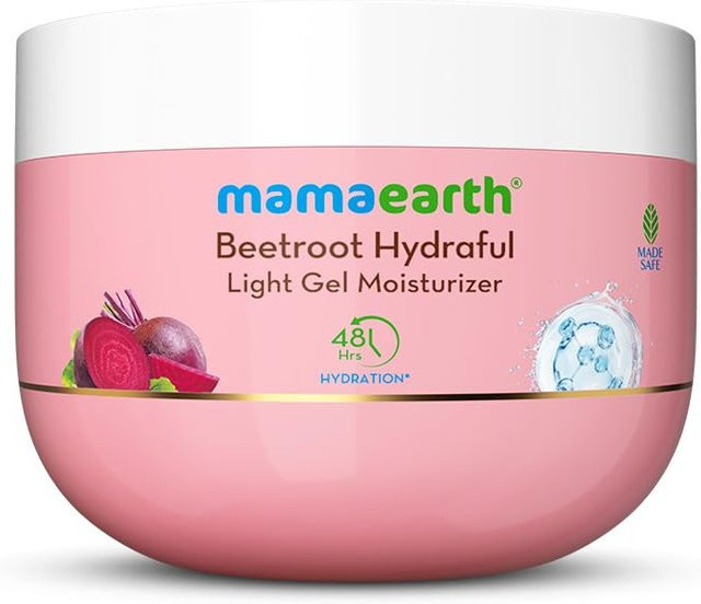 Mamaearth Hydraful Rote Bete Feuchtigkeitspflege Gel, 200 g, mit Hyaluronsäure - Bild 1