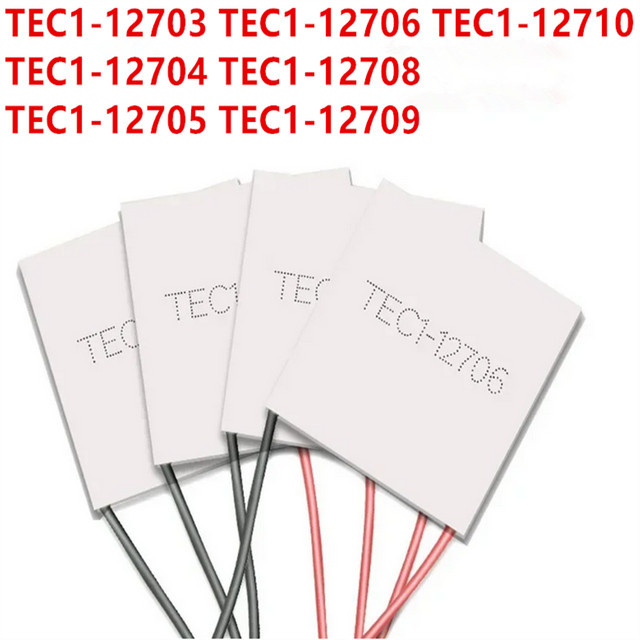 AOKIN Thermoelektrisches Kühlmodul TEC1-12706 12V, Farbe: Weiß, Maße: 40 x 40 mm - Bild 1