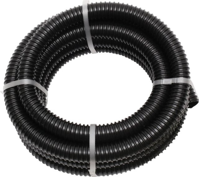 Schwarzer Spiralschlauch zur Entwässerung aus PVC mit Ø 19 mm - Bild 1