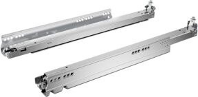 Hettich AT 5D Schubladenauszug EB23 Set aus Stahl in Silber, Tragkraft: 40 kg, Länge: 300 mm - Bild 1