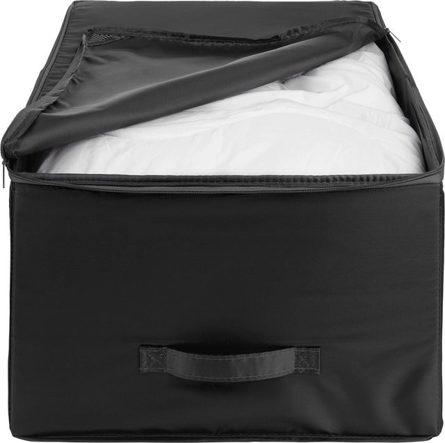 Mömax Aufbewahrungstasche Unit S in Grau mit Griffen, B/H/T: 42,5 x 28,0 x 42,5 cm - Bild 1