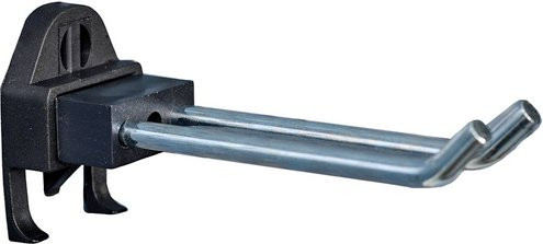 Küpper Systemhalter aus Kunststoff in Silber-Schwarz, 4 Stück - Bild 1
