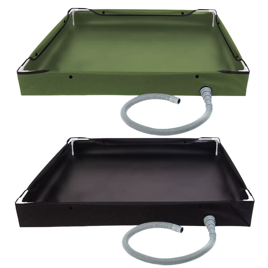 APWIKOGER Tragbare Duschpfanne mit Ablaufschlauch, faltbare Duschwanne für Outdoor, Camping und Haustierbad - Bild 5