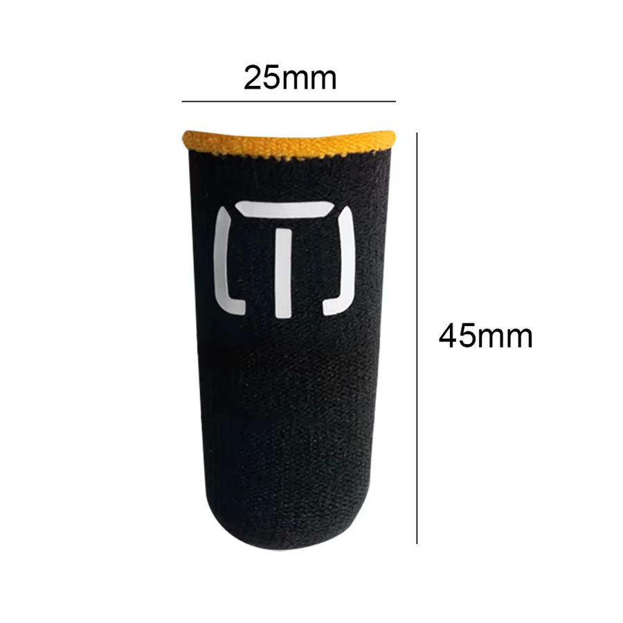 APWIKOGER Gaming Finger Sleeves Anti-Rutsch Fingerspitzen-Abdeckungen aus Faser in Schwarz für Mobile Games - Bild 4