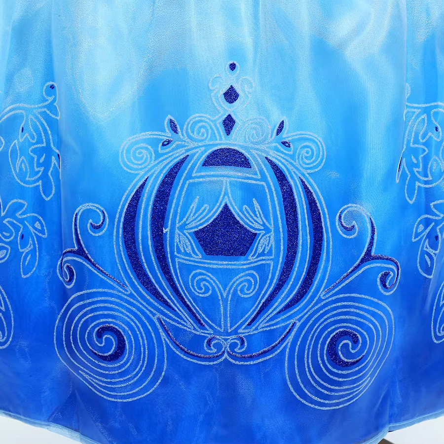Disney Cinderella Prinzessin Cosplay Kleid, Ballkleid Set - Bild 2