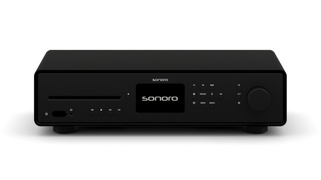 Sonoro MAESTRO Quantum Hi-Res Audio Internet-Receiver mit CD-Player in Schwarz Matt - Bild 1