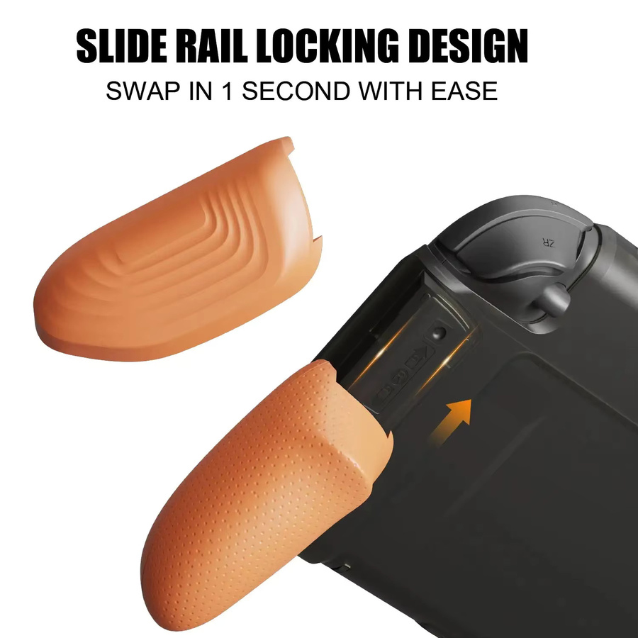 Skull & Co. GripCase Savage Raven Schutzhülle für Nintendo Switch 2 mit austauschbarem ergonomischem Griff in Schwarz - Bild 3