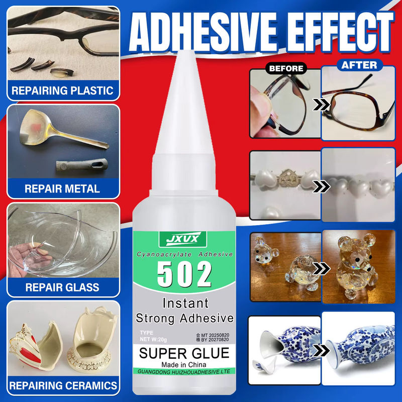 YZAN 502 Sekunden-Superkleber Set für Metall, Kunststoff, PVC und Holz, 20 ml - Bild 3