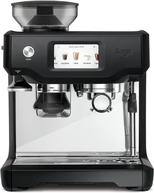 Sage Barista Touch Siebträgermaschine Espressomaschine in Black Truffle Schwarz Silber - Bild 1