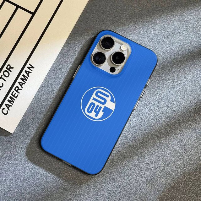 Schalke 04 Handyhülle aus geriffeltem Silikon für iPhone 11 bis iPhone 17 Pro Max in Blau - Bild 1