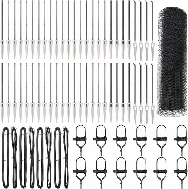 vidaXL Zaunpfosten aus Stahl und PVC in Grau, Höhe: 100 cm, Breite: 0,4 m - Bild 1