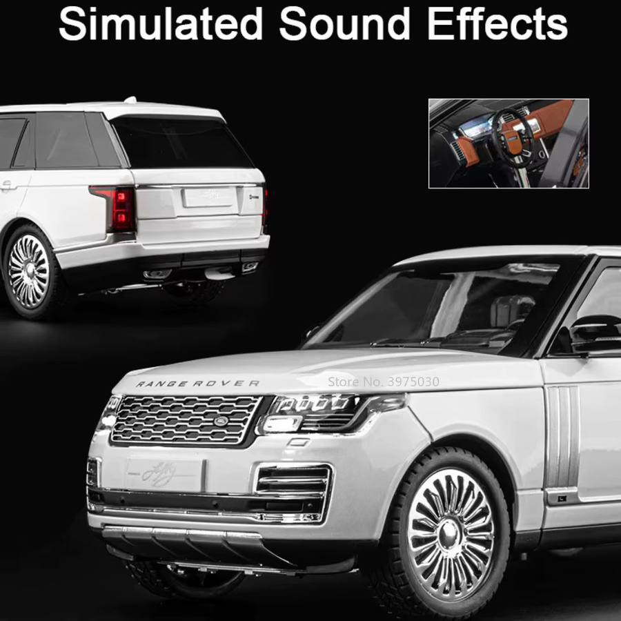 MAKEDA Range Rover Land Cruiser LC300 Spielzeugautomodell, 1:18, Metall - Bild 3