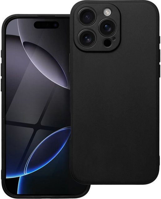 Apple iPhone 16 Pro Max Hülle OEM Matt Schwarz - Bild 1