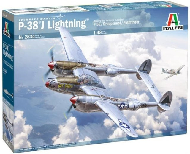 Italeri P-38J E.T.O., Modellbau, 1:48 - Bild 1