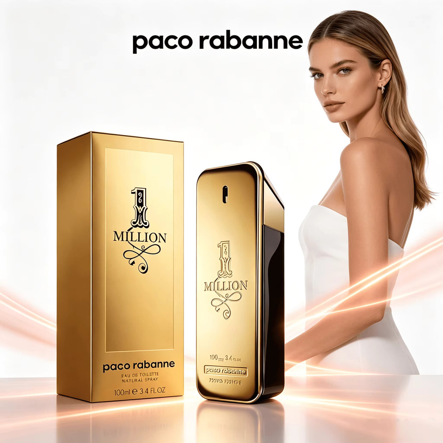 Paco Rabanne 1 Million Eau de Toilette, 100 ml, Herren, würzig, holzig - Bild 2