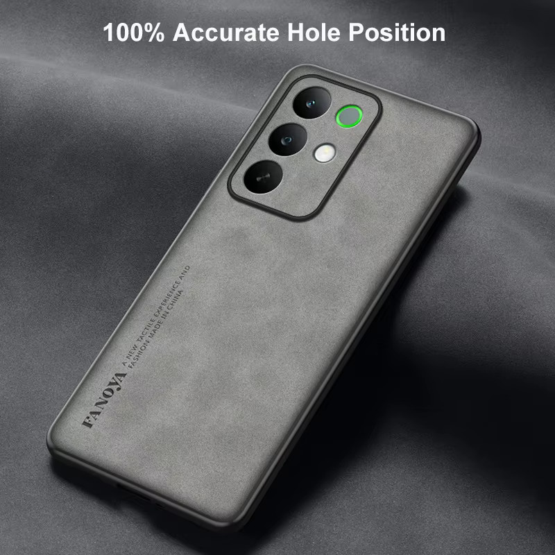 EUCAGR Luxus PU Leder Handyhülle für Realme C85 Pro 5G in Blau, Stoßfestes TPU Silikon Case mit vollem Schutz - Bild 3