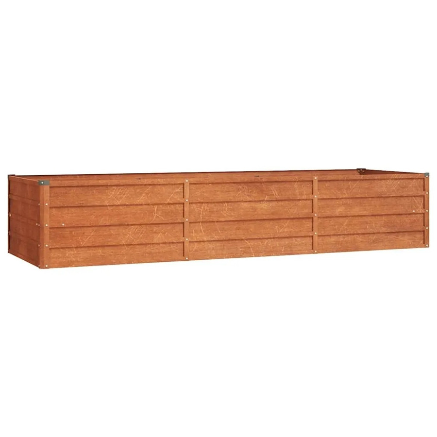 DELUKE Hochbeet ISAK aus Cortenstahl in Braun-antik, B/T/H: 240 x 80 x 45 cm - Bild 2