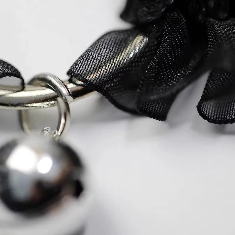 imixlot Halskette, Glocken-Katzen-Spitzenhalsband, Choker, Damen - Bild 2
