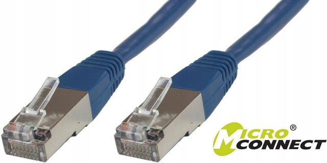 Microconnect Ethernet LAN Kabel Cat6 F/UTP in Blau, Länge: 15 m - Bild 1