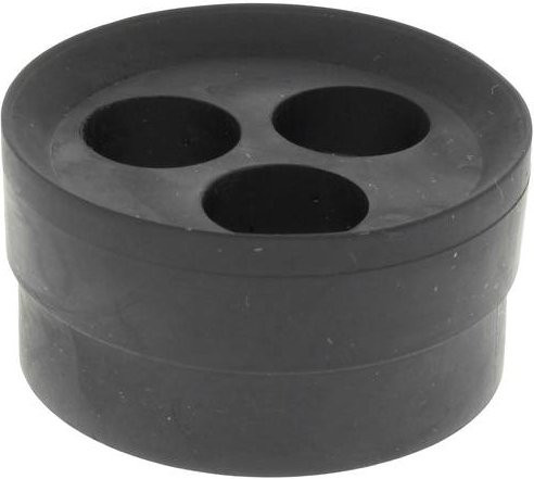 Wiska Mehrfachdichteinsatz MFD 16/04/025 schlagfest aus Kunststoff in Schwarz RAL 9005, 25 Stück - Bild 1