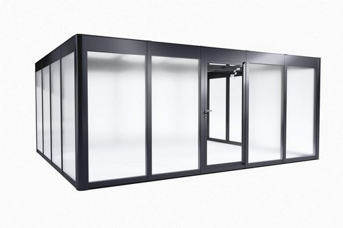 SunElements Gewächshaus Deluxe 5.4 in Silber, B/H/T: 548 x 229 x 443 cm, UV-beständig und winterfest - Bild 1