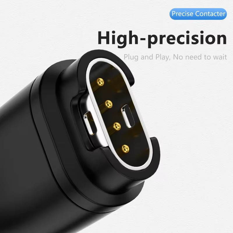 Garmin USB-C Ladeadapter Anschluss für Forerunner, Instinct und Fenix Modelle in Schwarz - Bild 4