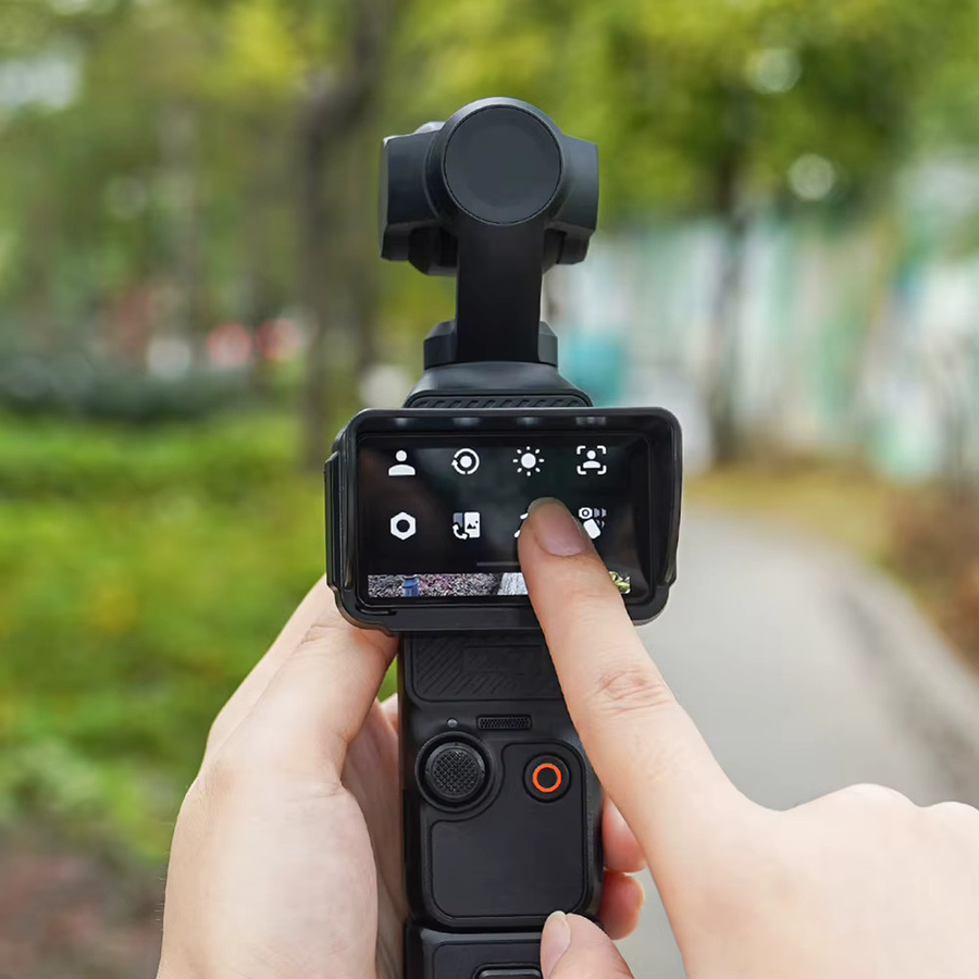 DJI Osmo Pocket 3 Sonnenschutz Abdeckung mit Schnellverschluss in Schwarz - Bild 2