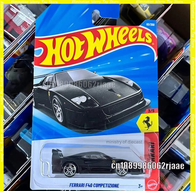 Hot Wheels Ferrari F40 Porsche 911 Mazda Rx-7, Fahrzeugmodell, 1:64, ab 3 Jahren - Bild 1