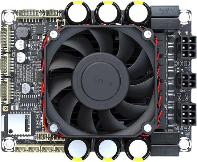 HKFZ Bluetooth 5.0 2.1 D-Klasse Verstärkerplatine mit DSP in Schwarz (2x100W + 1x200W) JAB5 - Bild 1
