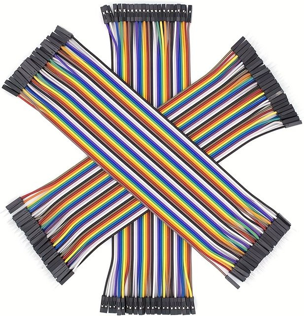 AOKIN Dupont-Kabel Set in 3 Varianten, 40-Pin Jumper-Kabel für DIY-Projekte, Mehrfarbig, Länge: 20 cm - Bild 1