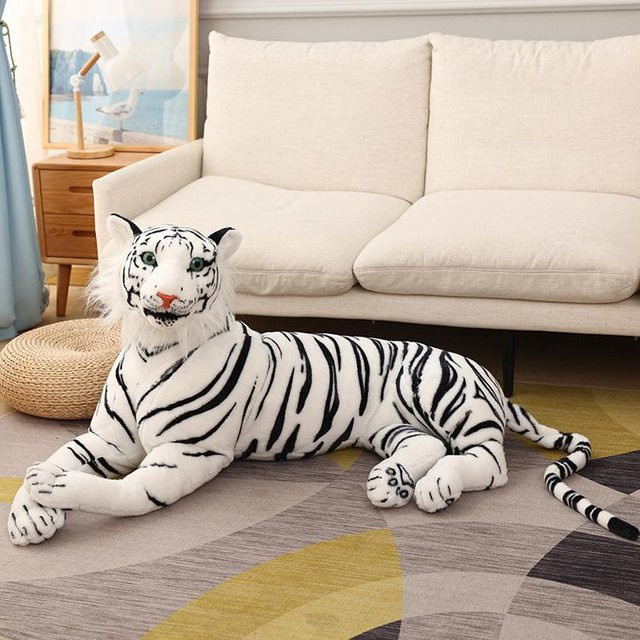 Kidsly Tiger Plüsch Spielzeug, Weiß Braun, ab 0 Jahre - Bild 1