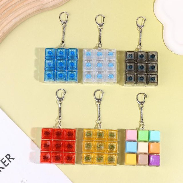 Velishy Schlüsselanhänger, mechanische Tastatur, Unisex - Bild 1
