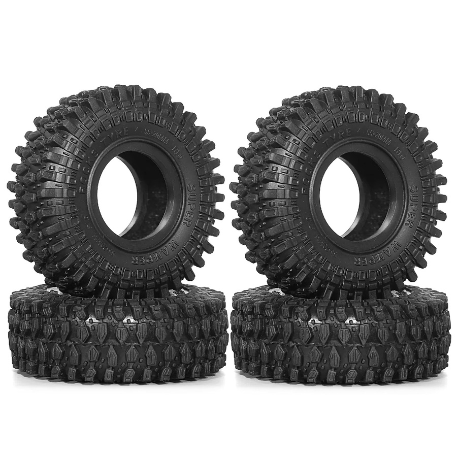 Semalam Gummi-Radreifen, 4-teiliges Set, 55 mm, Schwarz - Bild 5