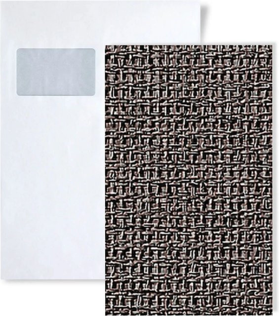 PROFHOME Struktur-Tapete Musterstück S-GR322708-DI in Anthrazit und Grau DIN A4 - Bild 1